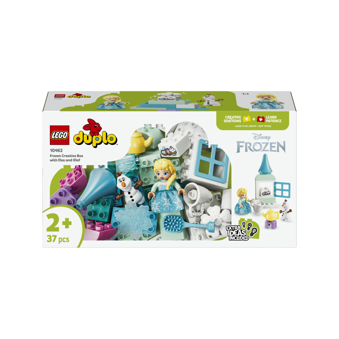 LEGO DUPLO Disney Frozen Creative Box with Elsa and Olaf Set, For Age 2+ Years