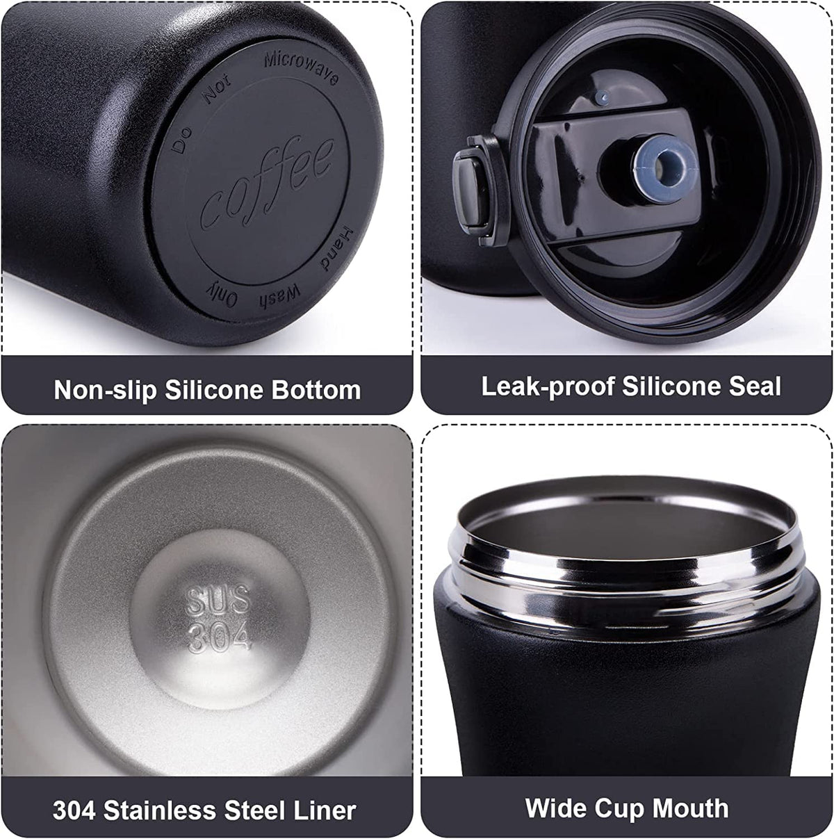 Blupebble CaffeCup Thermal Mug 400ml