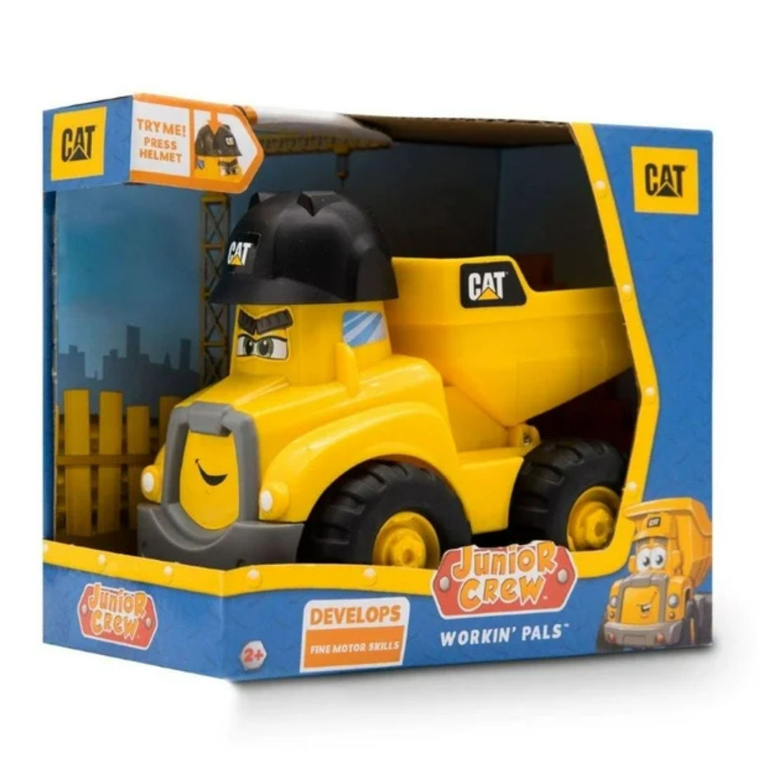 CAT Junior Crew Workin' Pals Vehicle 13 cm, Styles May Vary, 2+ years