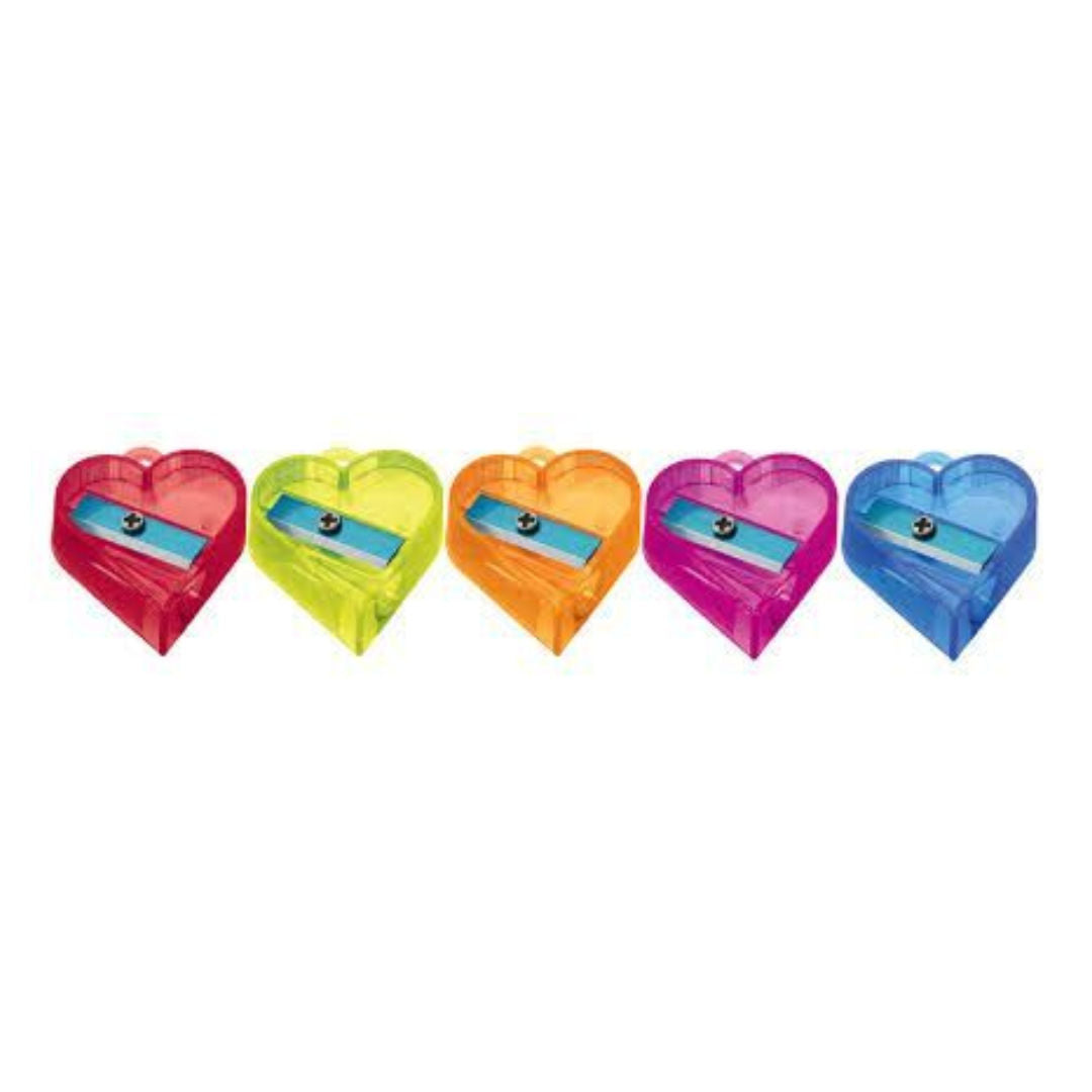 Nataraj Crystal Heart Shape Sharpener, 05A20