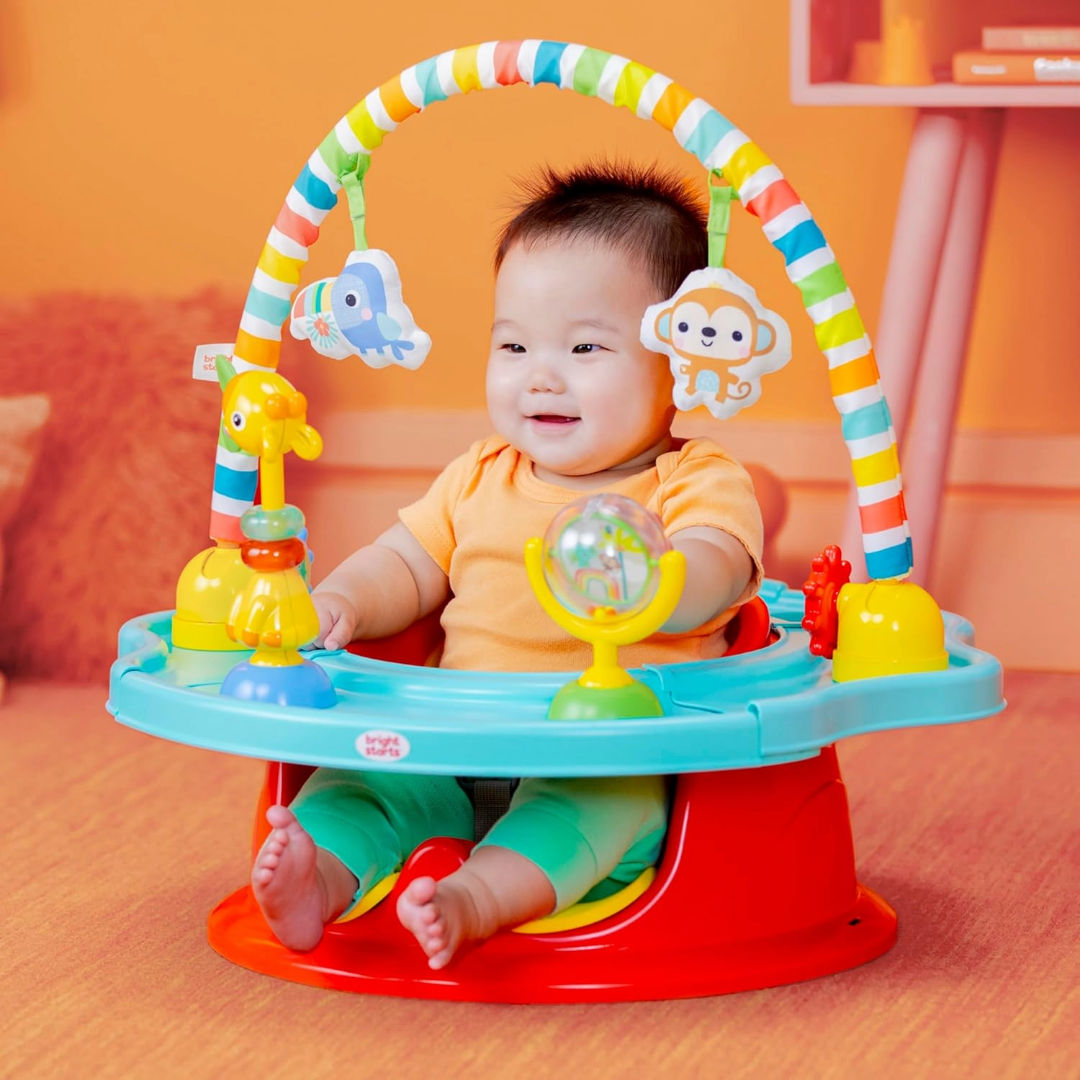 Bright Starts SuperSeat Playful Paradise 3-in-1 Activity Seat, (57 x 57 x 56.04 cm)