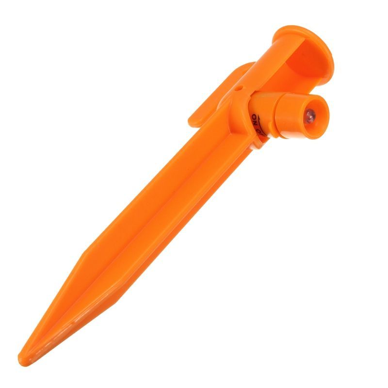 Camp Master ABS Plastic Tent Pegs with LED Light, Pack of 4