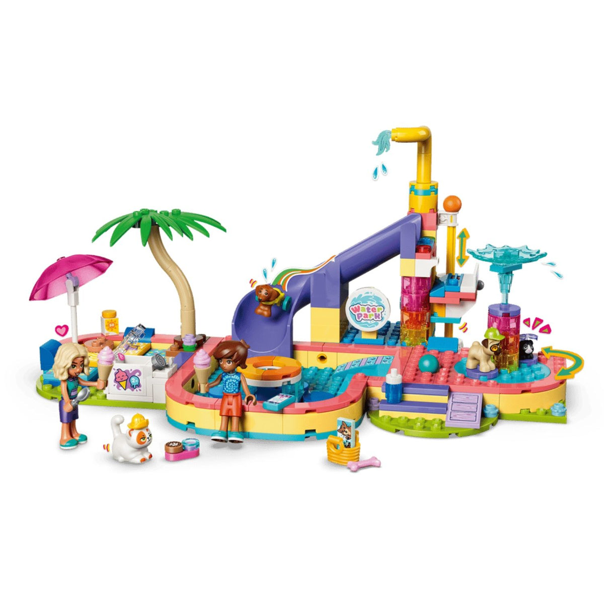 LEGO Friends 42676 Fun Water Park Day Building Toy Set, 278 Pieces for Girls Ages 6 Years and Above