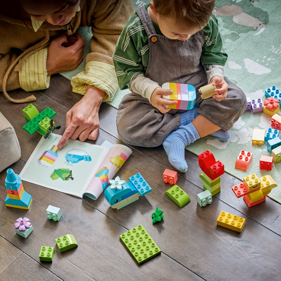 LEGO DUPLO Colorful Creative Box Building Set, For Age 18+ Months