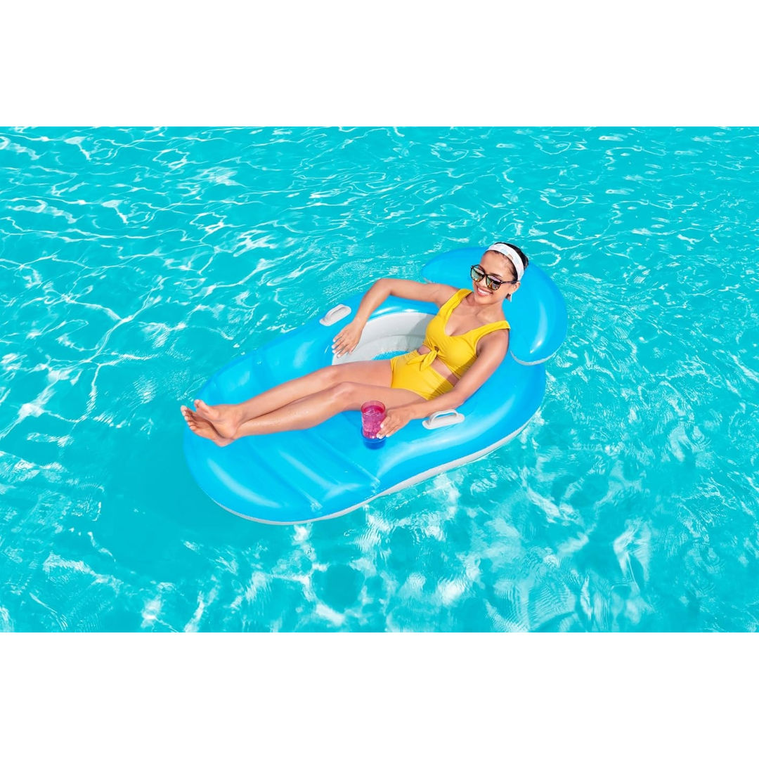 Bestway Luxe Relaxer Inflatable Pool Seat 1.53 x 1.02m, 8+ years