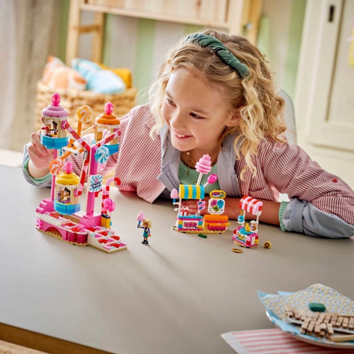 LEGO Friends 42700 Candy & Cupcake Ferris Wheel Building Toy Set, 602 Pieces for Boys and Girls Ages 7 Years and Above