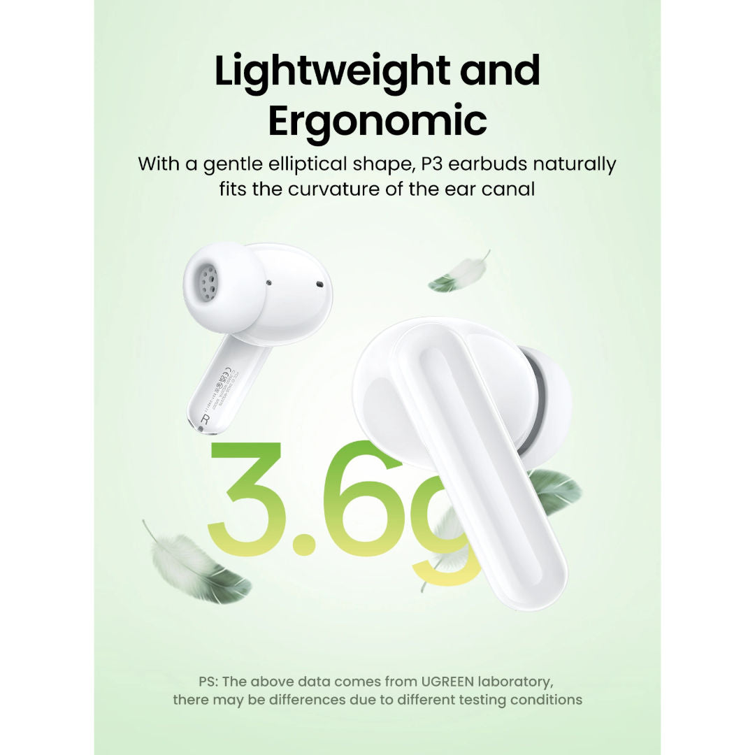 UGREEN HiTune P3 True Wireless Earbuds with Bluetooth 5.4 and ENC Noise Reduction