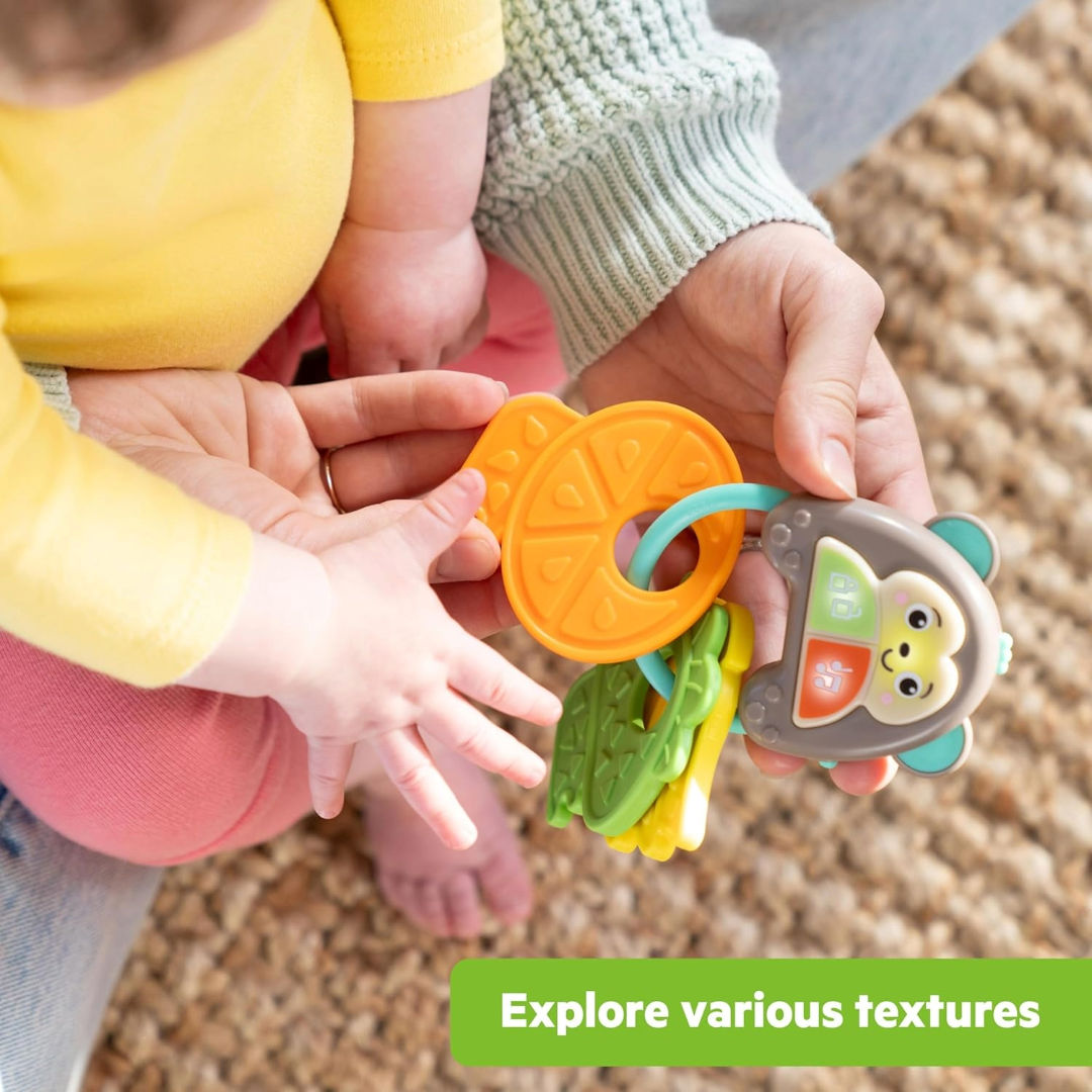 Bright Starts Musical Monkeys Multisensory Toy, (6.35 x 15 cm)