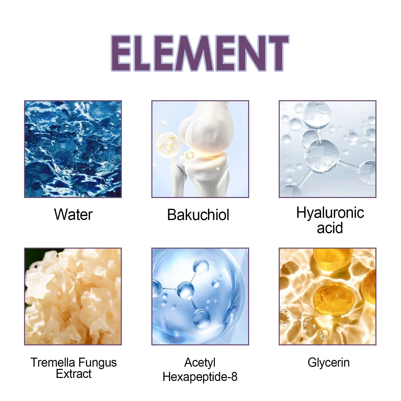 Bakuchiol Serum for Moisturizing and Hydrating, Brightening, Anti-Aging, Skin Firming ,30ml