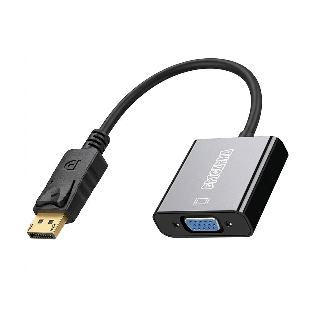 EPICARMA DisplayPort to VGA Adapter, 15-Pin Female Cable Converter