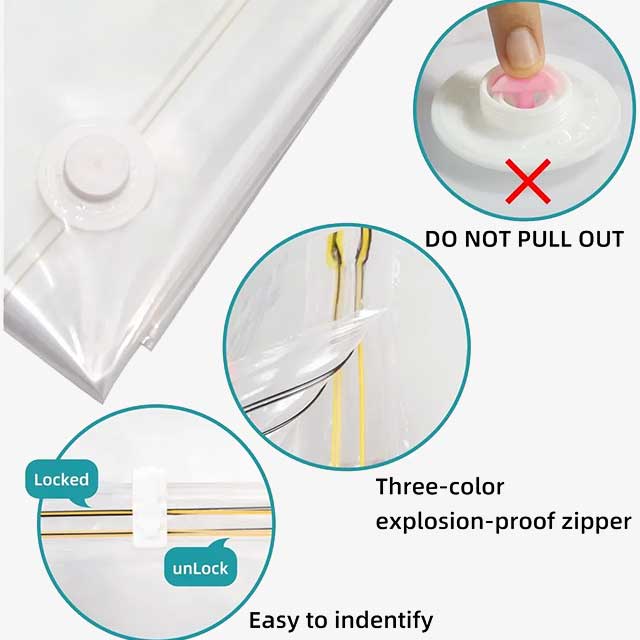 Vacuum Storage Space Sealed Bags – Large, Durable, Reusable, and Vacuum-Seal for Clothes, Bedding, and More