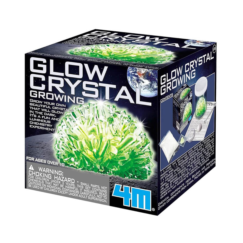 4M Glow Crystal Growing Chemistry Experiment Kit, For Age 10+ Years
