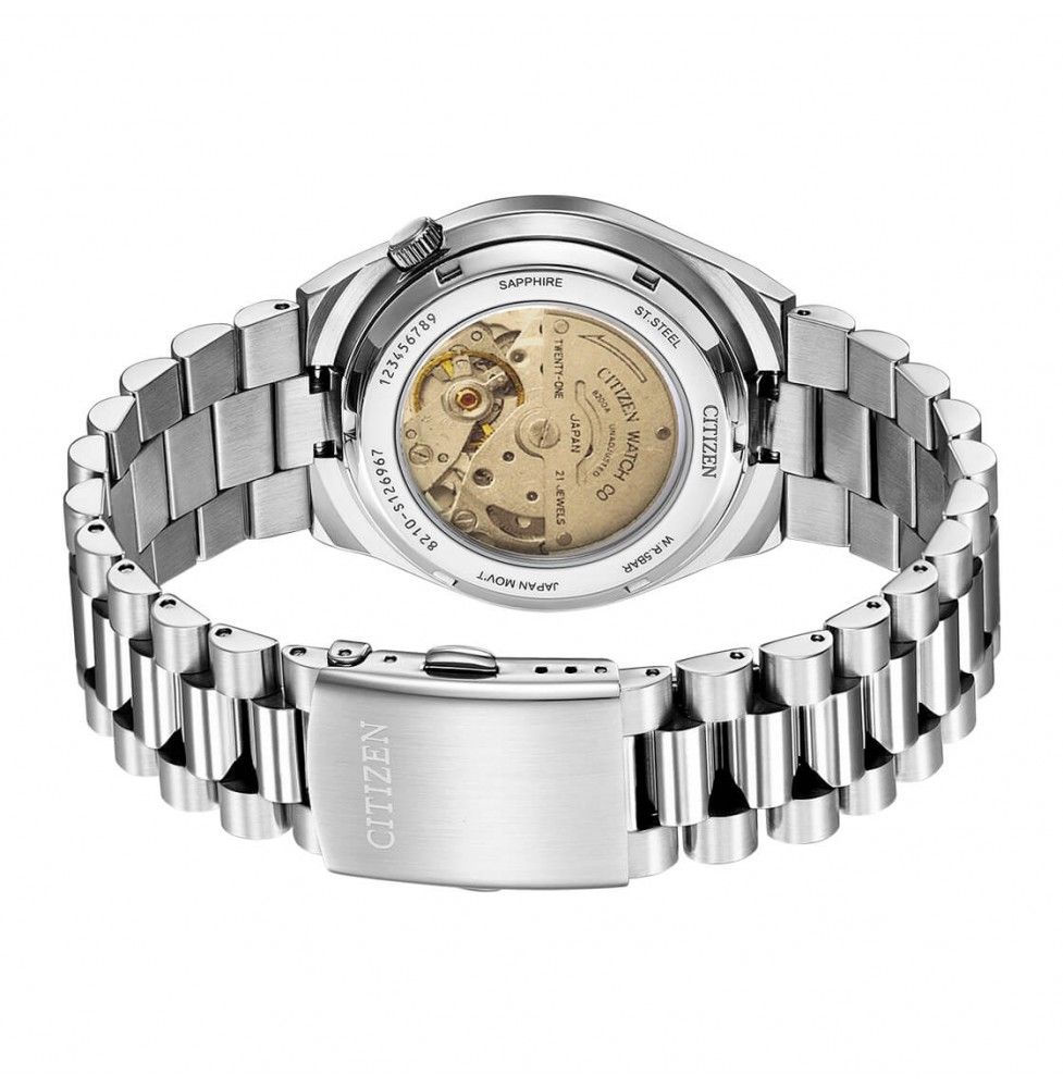 Citizen Stainless Steel Tsuyosa Collection Watch, Glowing Blue, NJ0158-89L