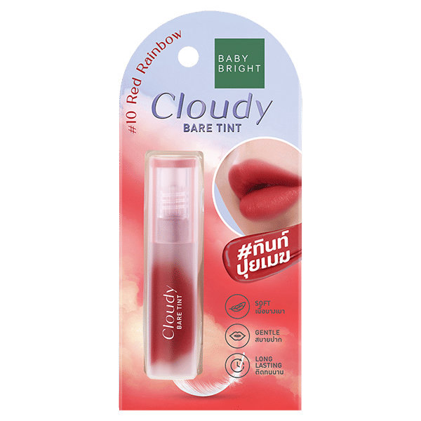 CLOUDY BARE TINT 2.6G BABY BRIGHT (M) #10 RED RAINBOW