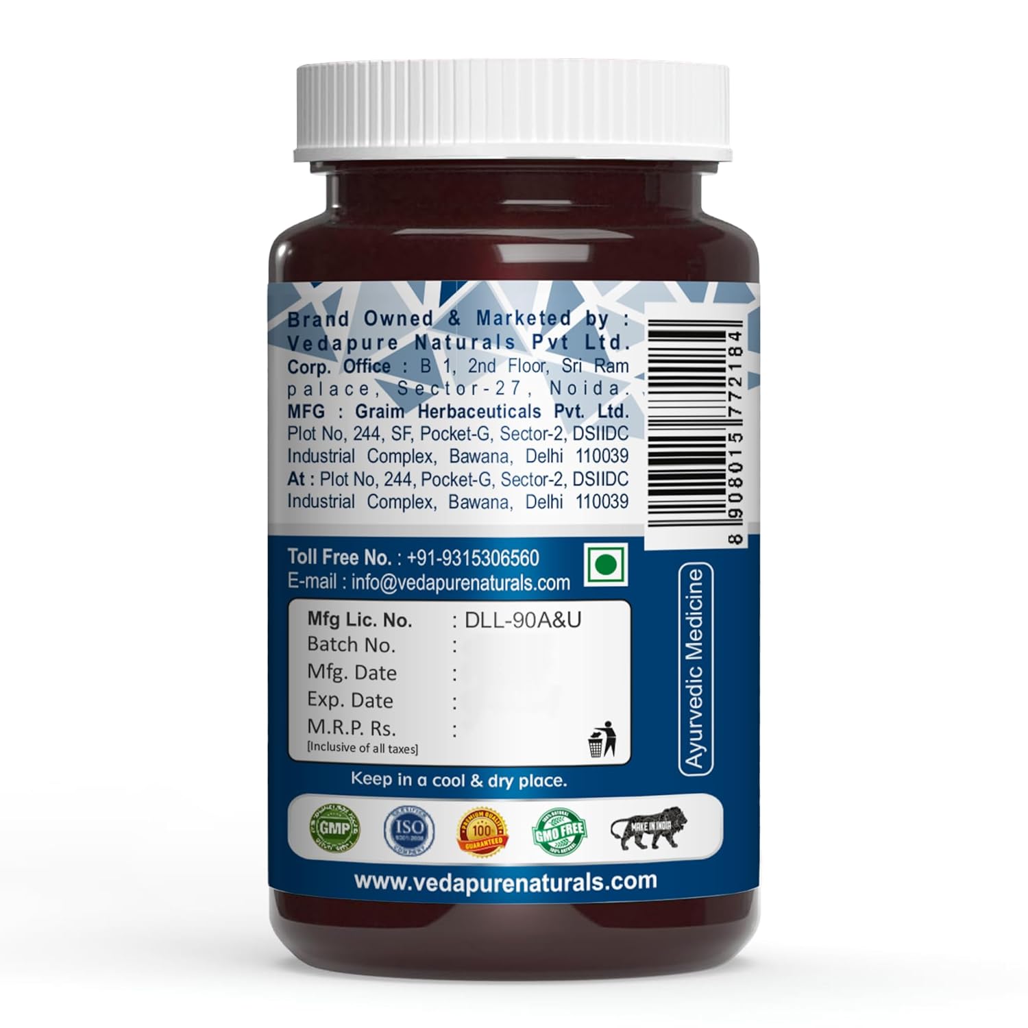 VEDAPURE TG Care 60 Capsule