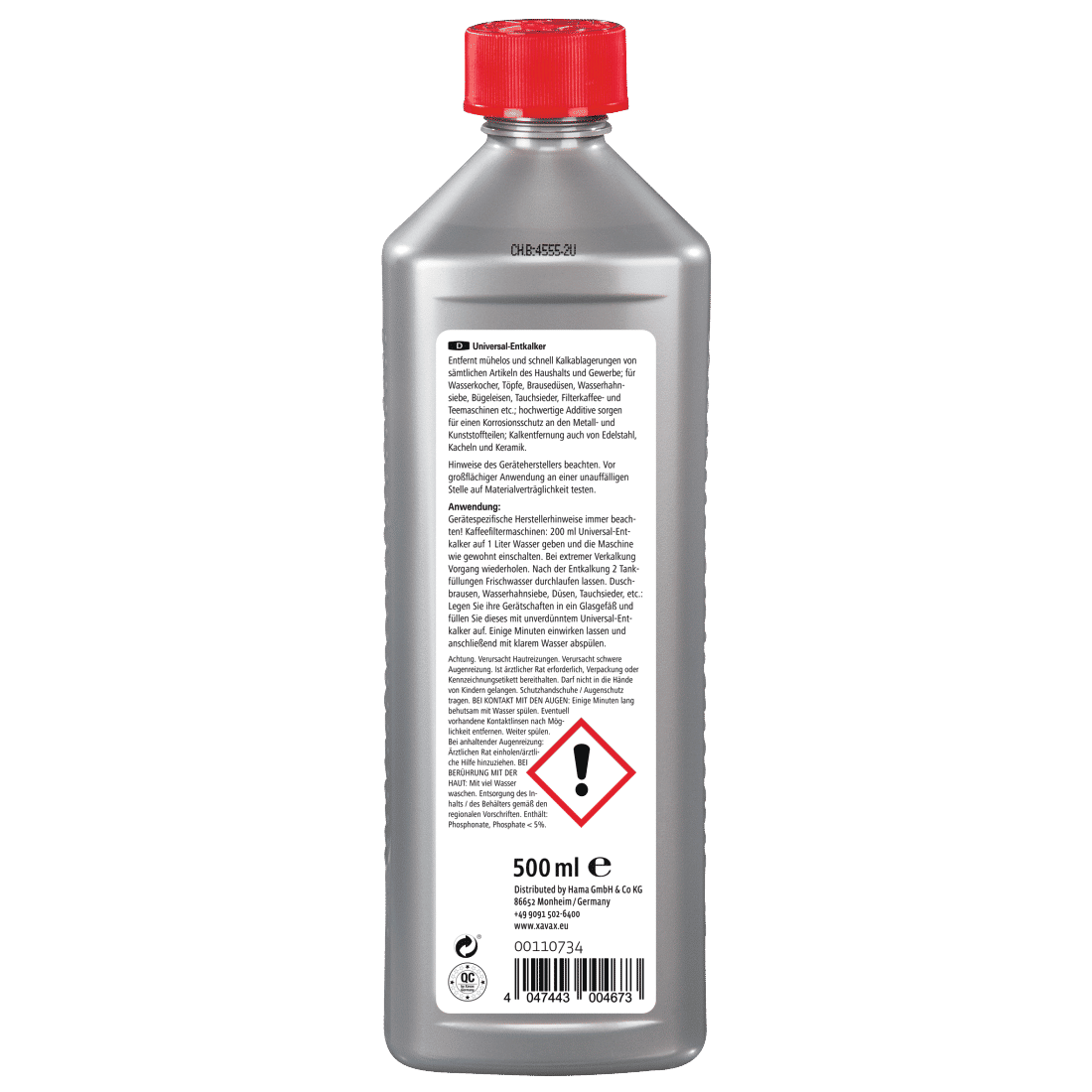 XAVAX UNIVERSAL DESCALER, 500 ML - 110734