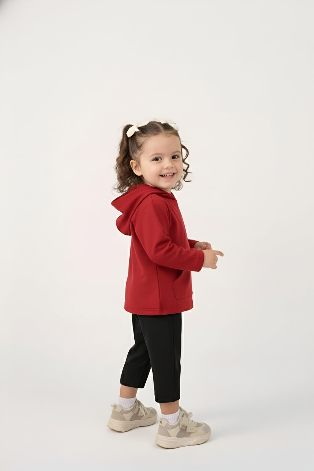 MULU Classic Oversized Kids Hoodie - Red