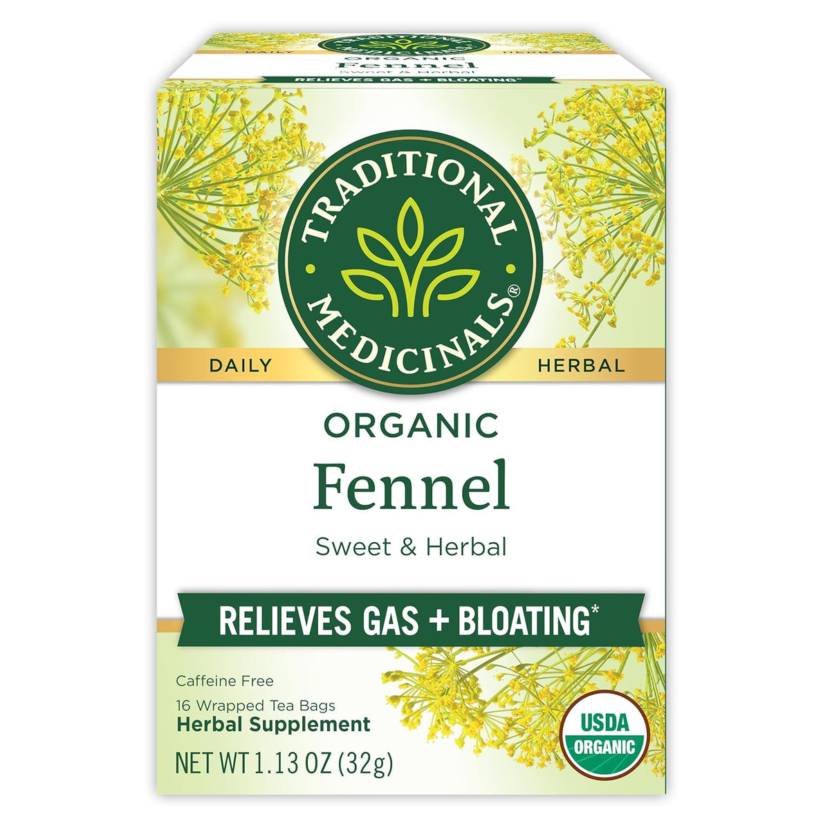 Traditional Medicinal Fennel Organic, 16 Teabags