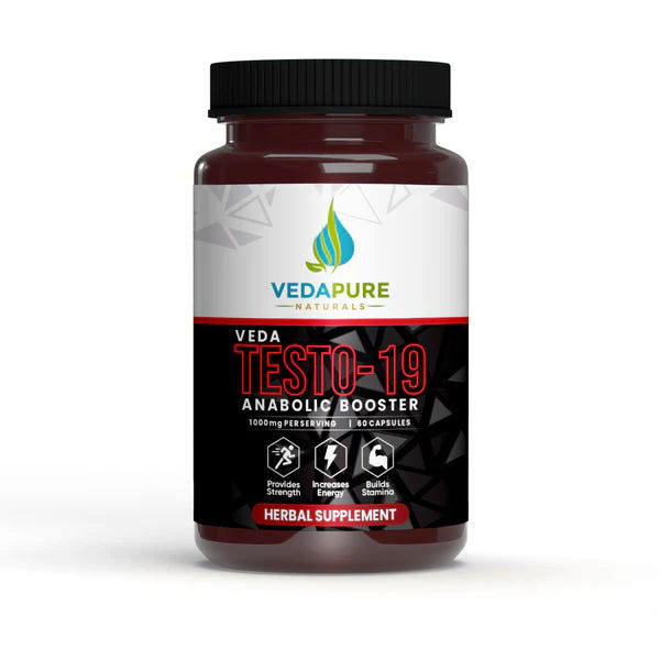 Vedapure Testosterone Booster and Wellbeing Nutrition Melts Testo Power (Buy 1 Get 1)
