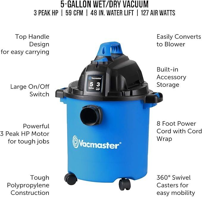 Vacmaster Water &amp; Dust Collector
