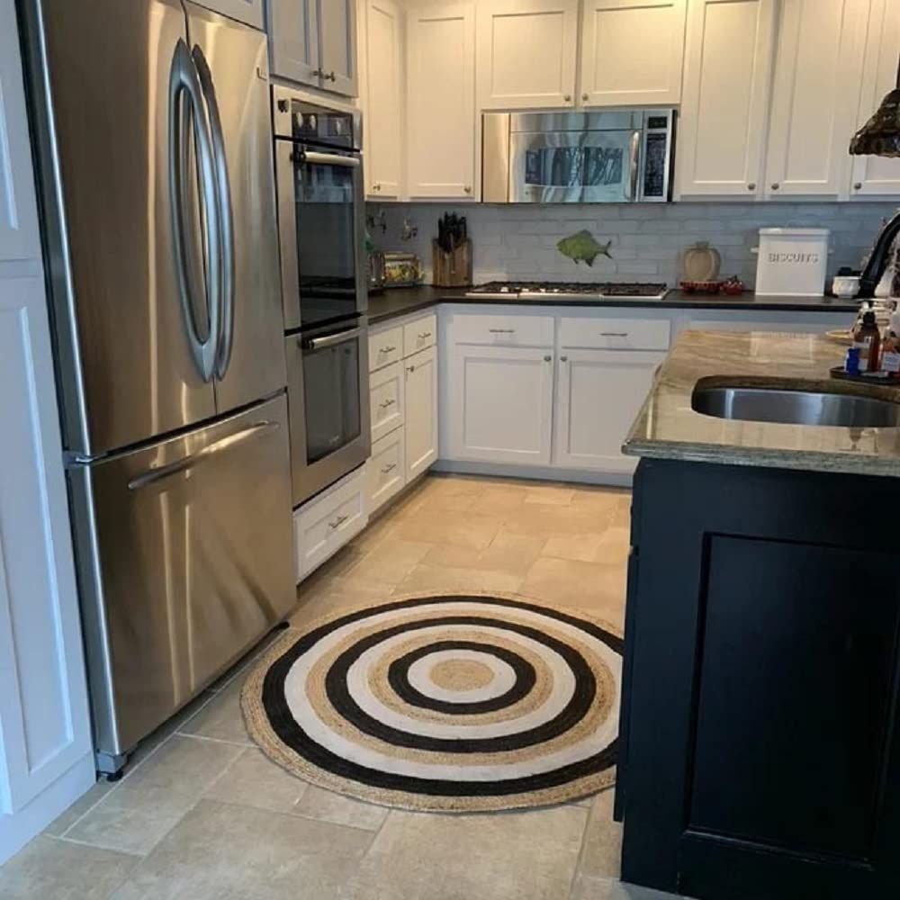 AIESY®  Handmade Beautiful Braided Reversible Area Rug