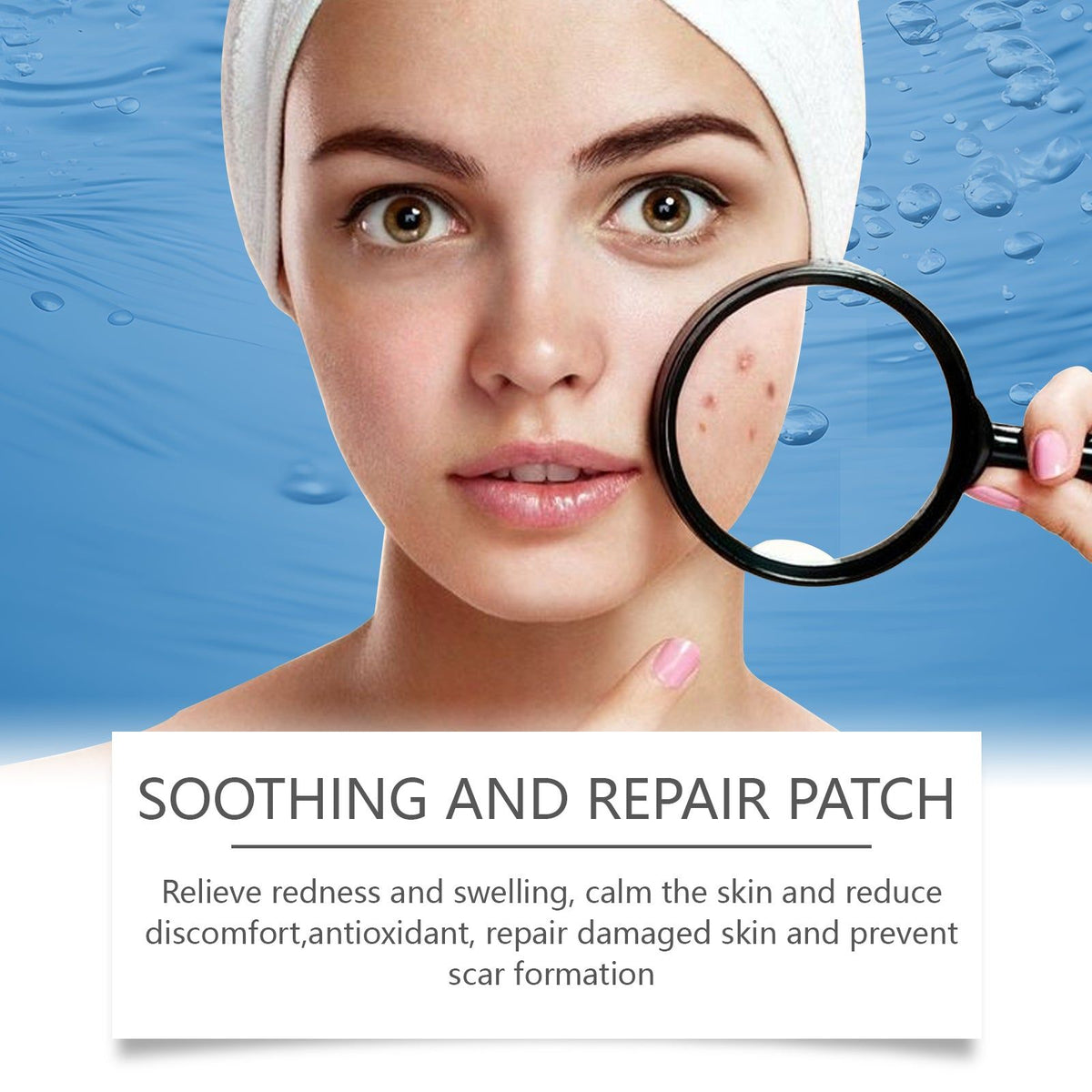 Fast Pimple Repair Patch, Acne Spot Treatment, Waterproof Breathable Skin Cover ,216 pieces