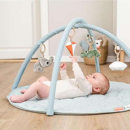 Done By Deer Activity Play Mat Playground Blue