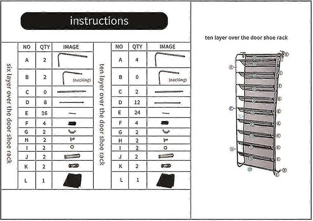 Hanging Shoe Rack For 36 Pairs Foldable Metal Organizer