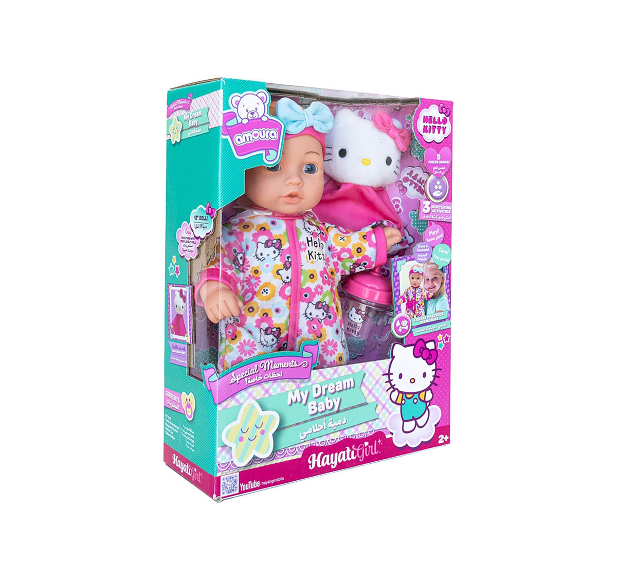 HELLO KITTY AMOURA DOLL MY DREAM BABY SET 12