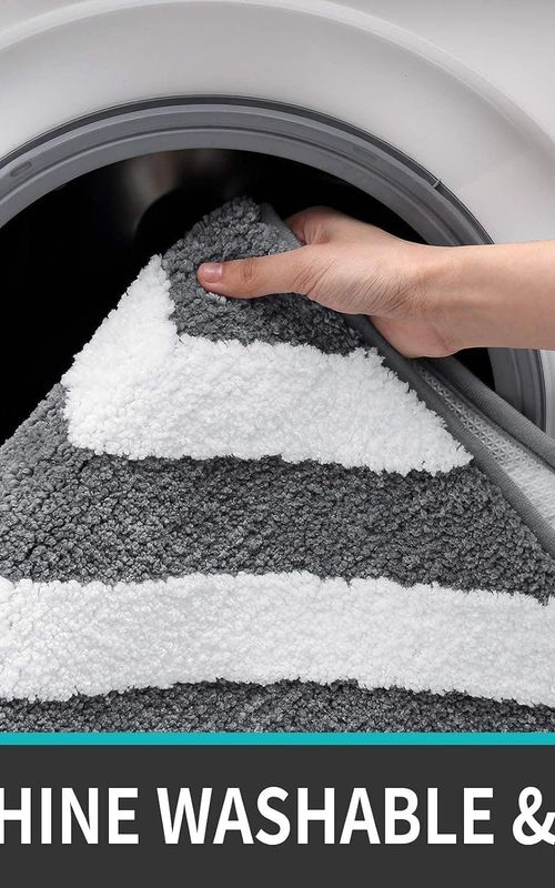 AIESY® Beautiful Luxury Rectangle Quick Dry Bath Mat