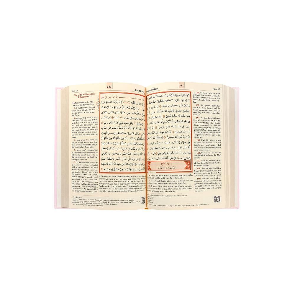 Holy Quran In German Translation With Prayer Rug Set
