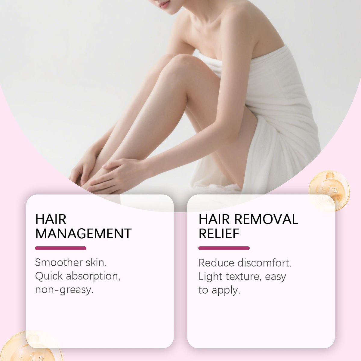 Hair Removal Care Oil Soothing Moisturizer 60ml
