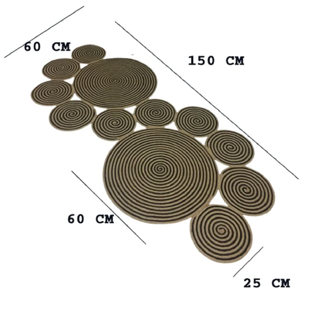 AIESY®- Modern Home Handwoven UnRugched Design Rug
