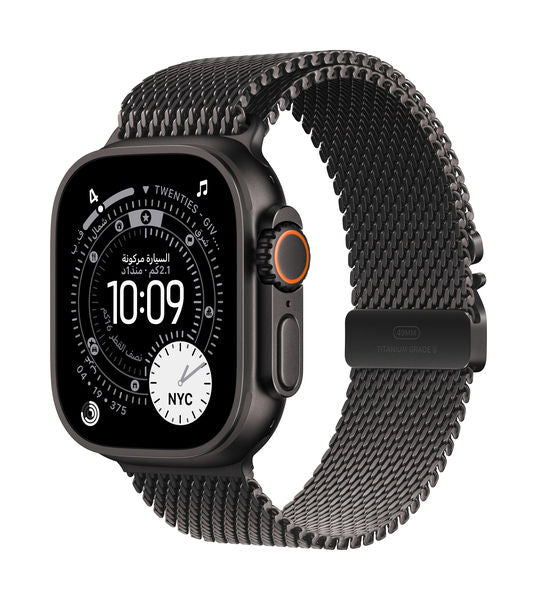 Ultra 3 G+C 49mm Titanium Case with Titanium Milanese Loop - S