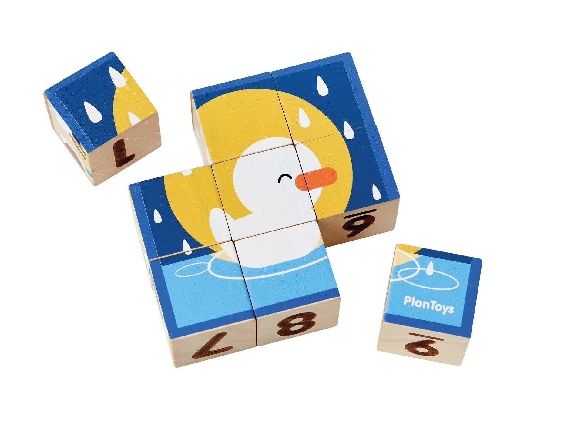 PlanToys Animal Puzzle Cubes
