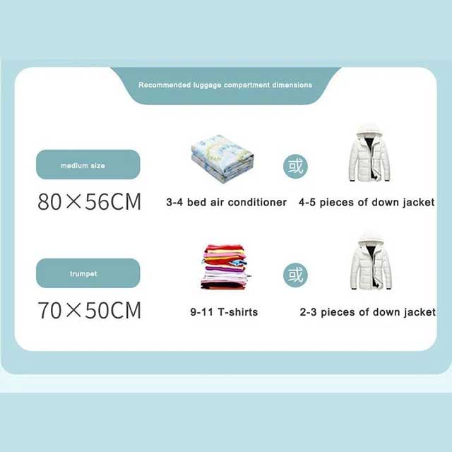 Vacuum Storage Space Sealed Bags – Large, Durable, Reusable, and Vacuum-Seal for Clothes, Bedding, and More