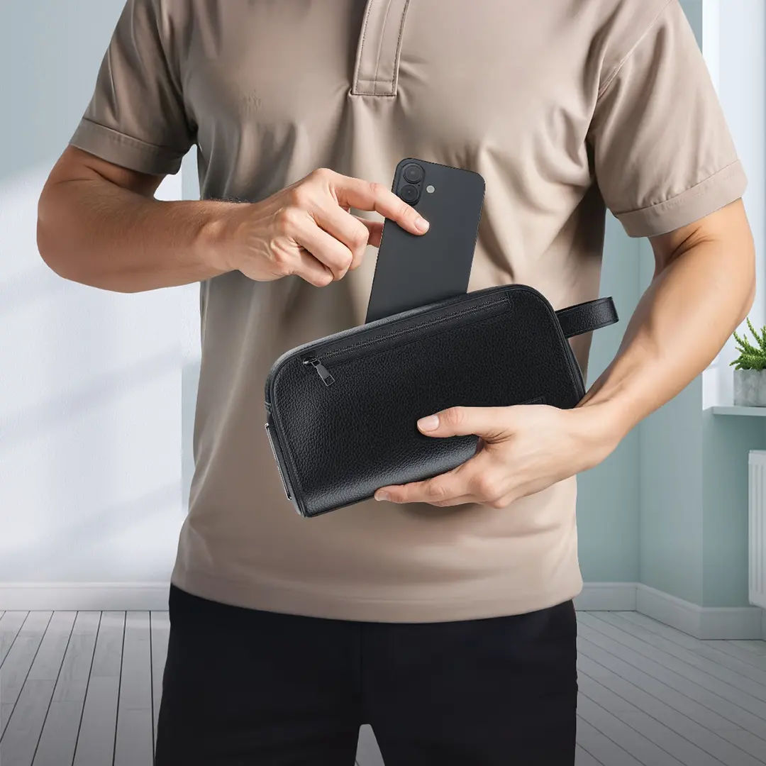 Green Lion Liora Fingerprint Bag - Black