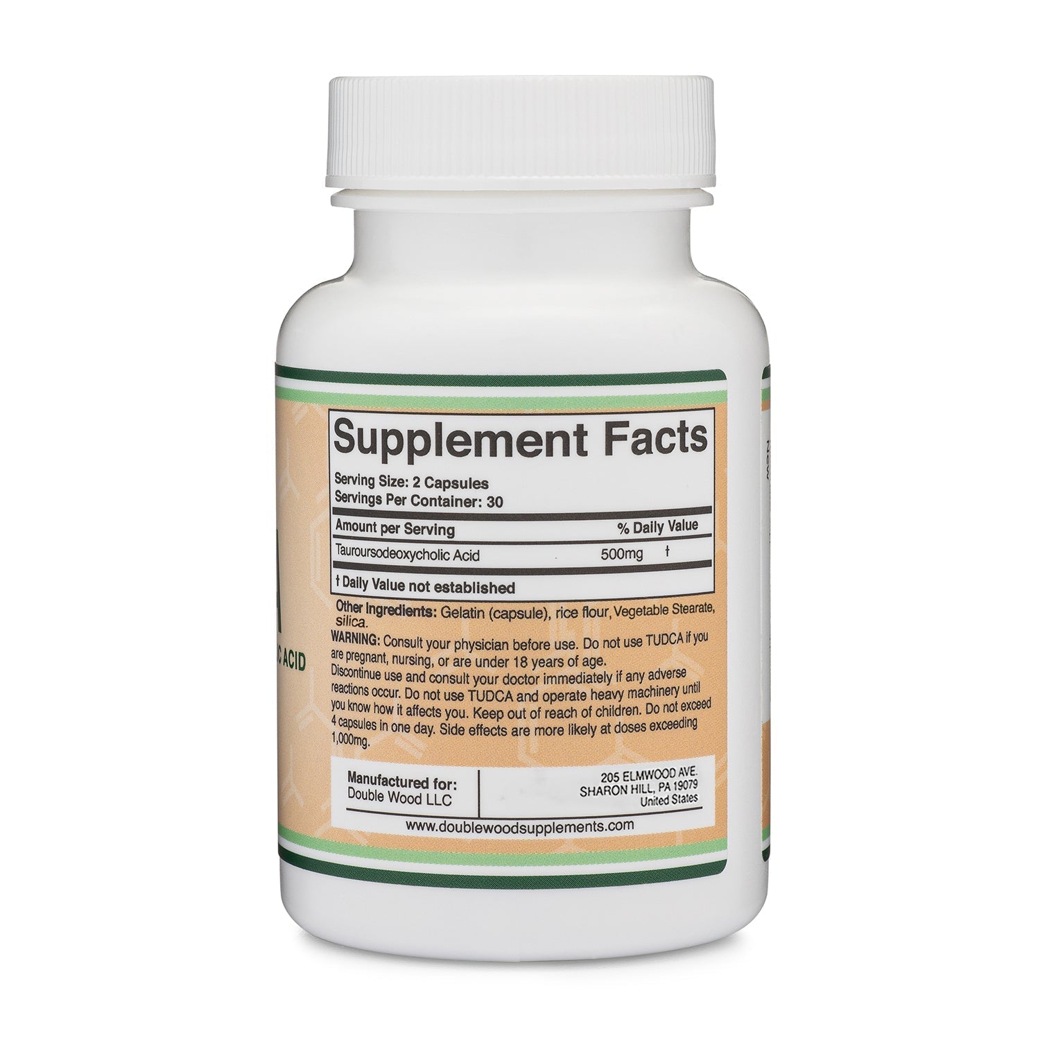 DoubleWood Supplements TUDCA Liver Support Supplement 60 Capsules