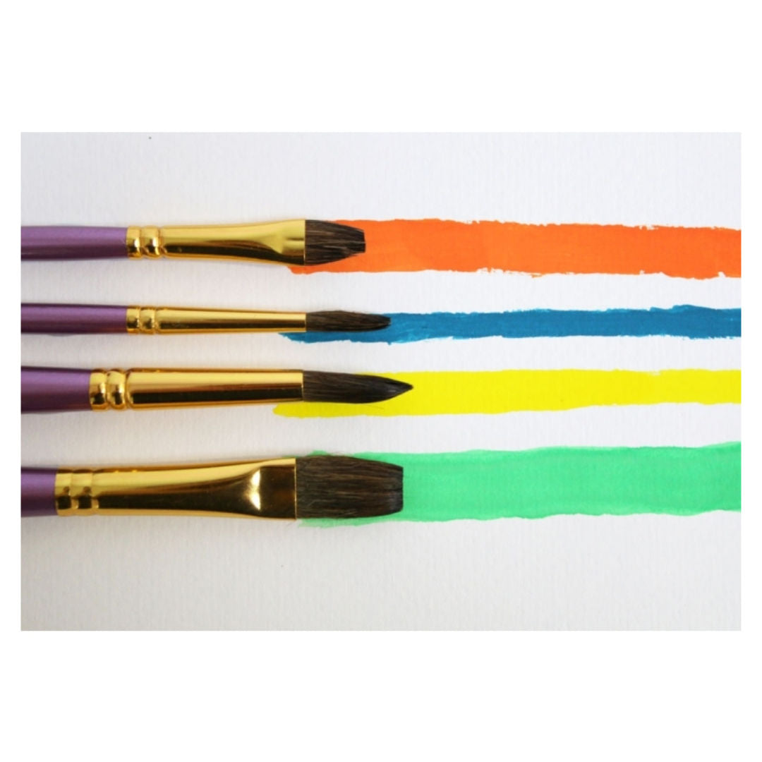 Mont Marte Brush Set, Gallery Series, 4-Pieces, BMHS0029