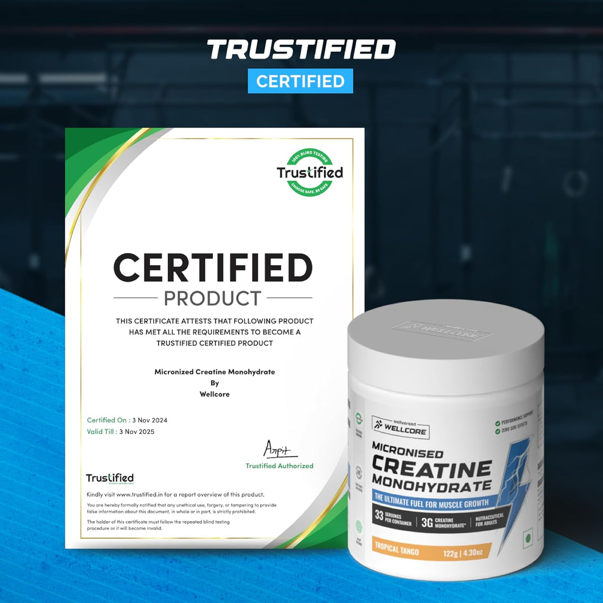 Wellcore Creatine Tropical Tango 122g