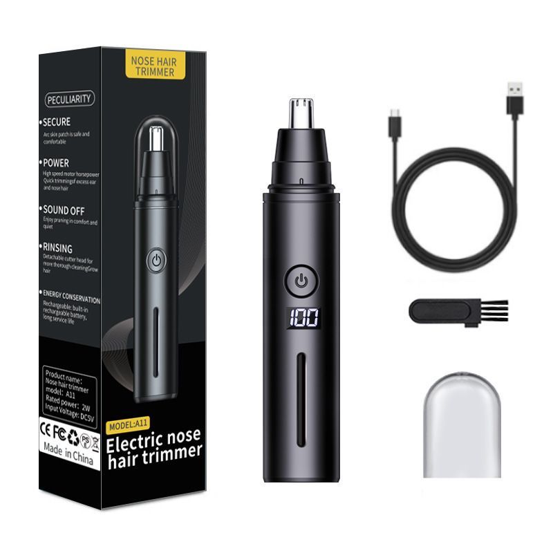 LED USB Rechargeable Nose Hair Trimmer