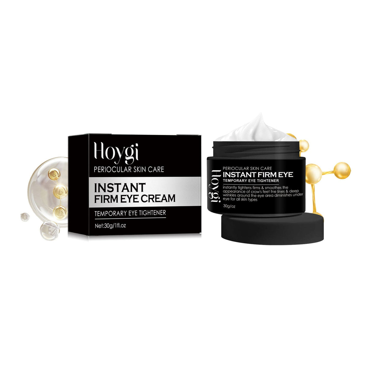 Instant Firm Eye Cream for Dark Circles, Fine Lines, Puffiness, Anti-Aging, Eye Care ,30g