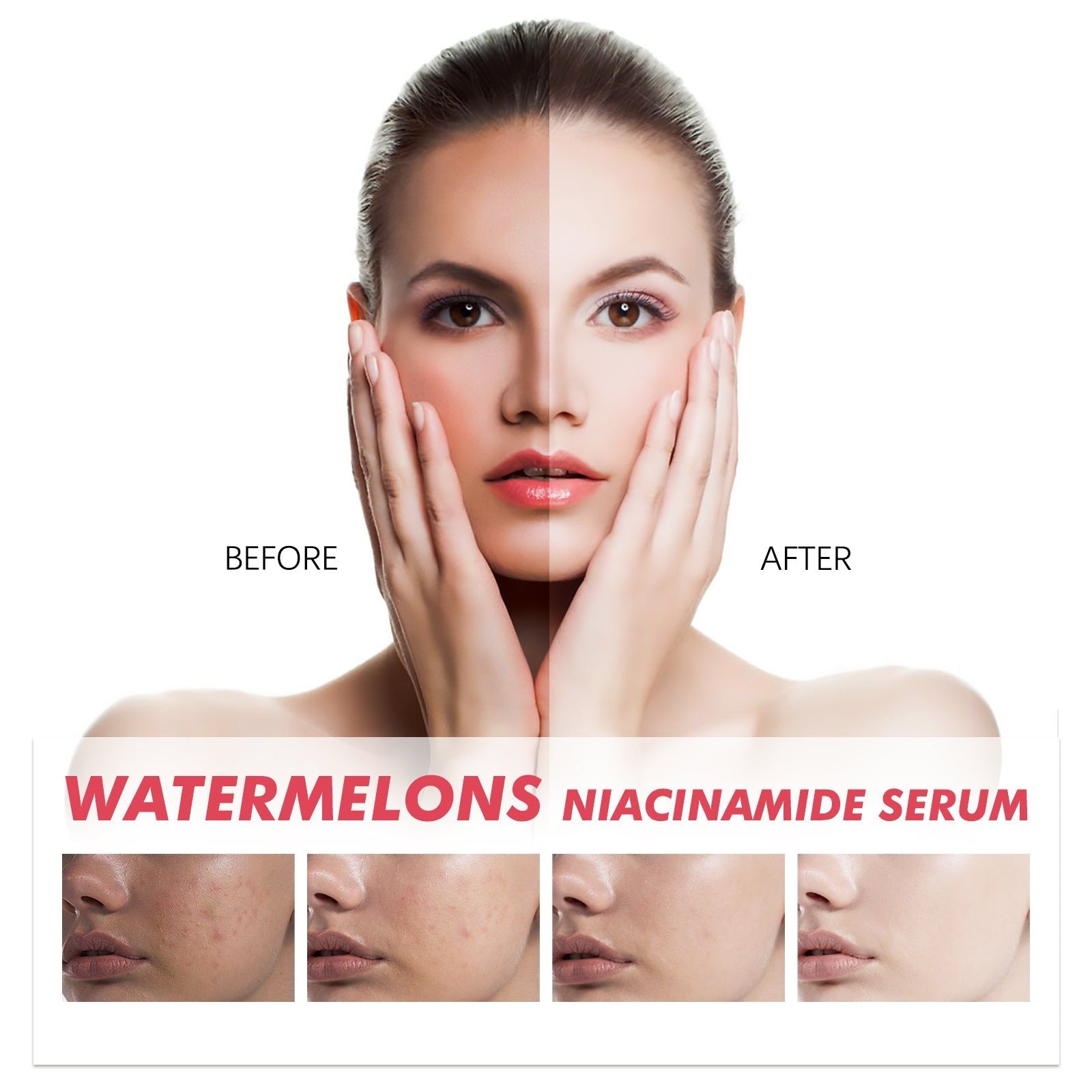 Watermelon Niacinamide Serum for Moisturizing Whitening, Brightening, Pore Care ,60ml