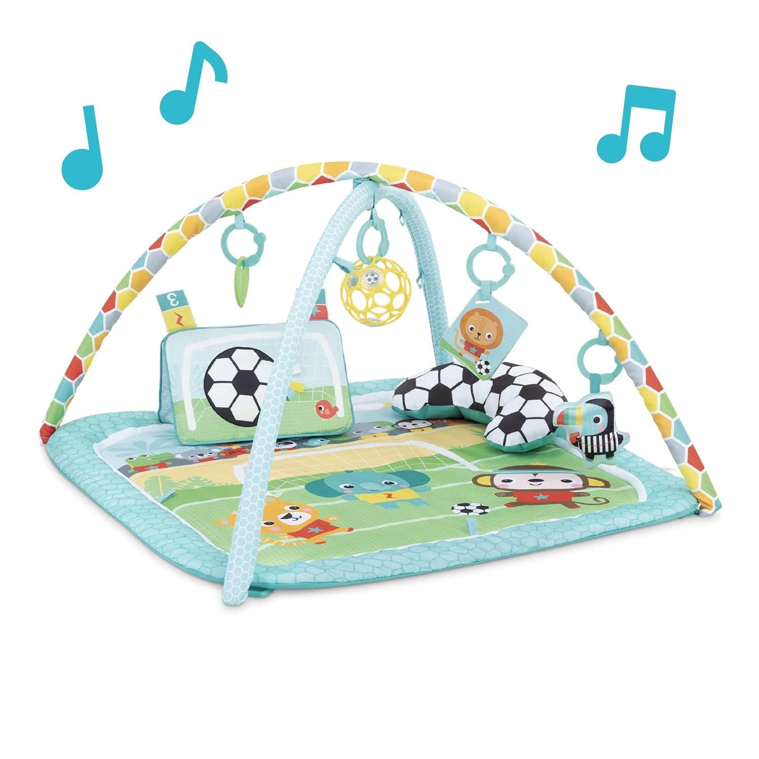 Bright Starts Grip & Kick Oball Activity Gym Playset, (73.9 x 73.9 x 47 cm)