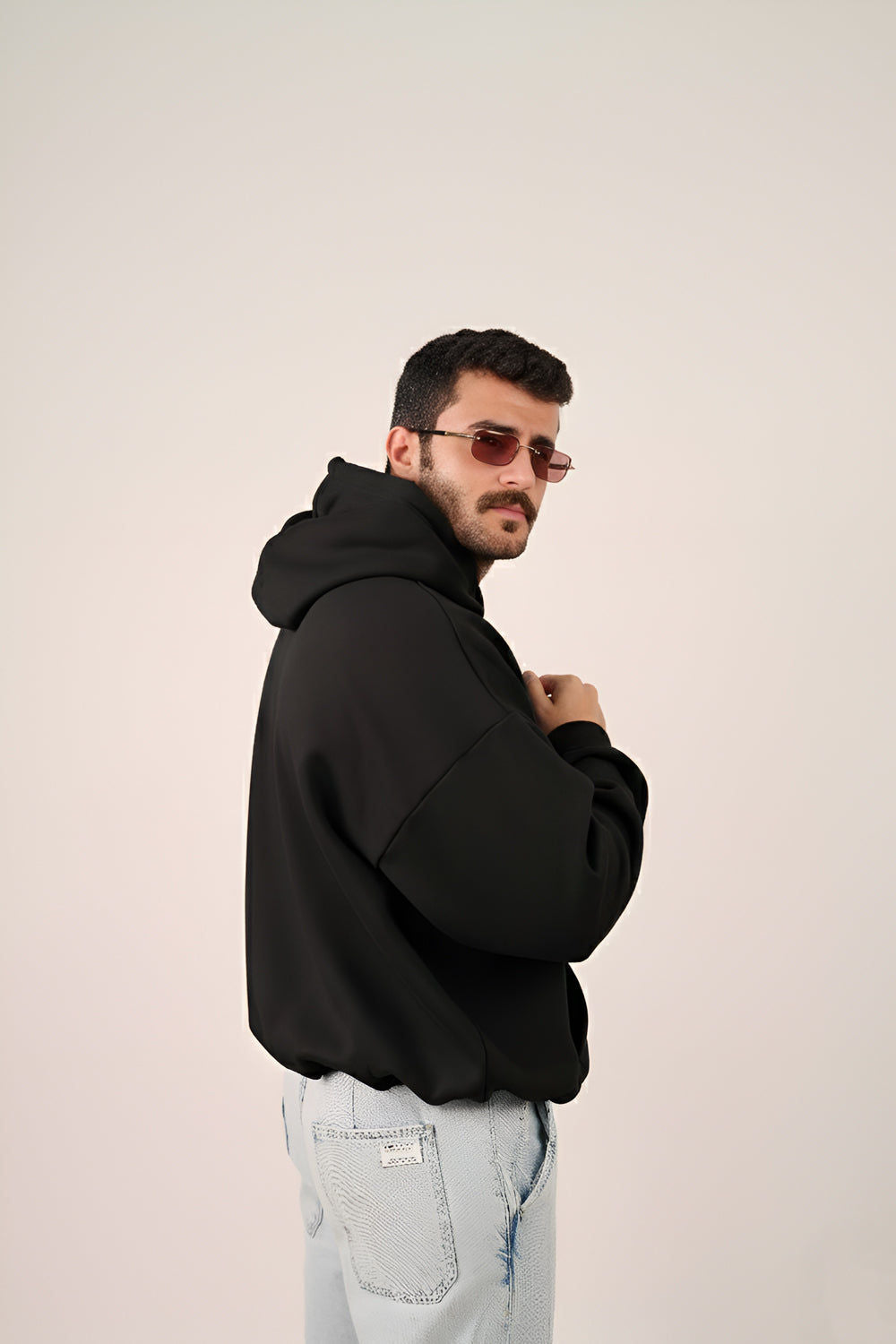 MULU Classic Oversized Hoodie - Black