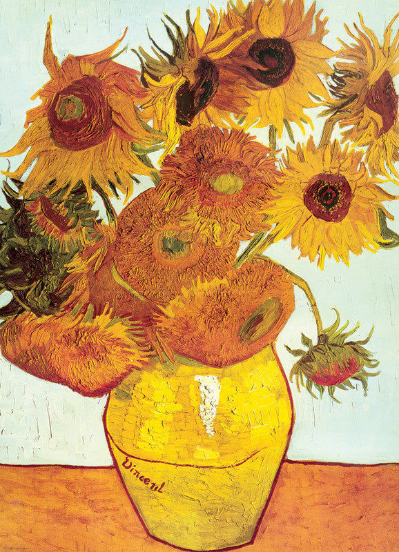 Twelve Sunflowers 1000 Pieces Puzzle