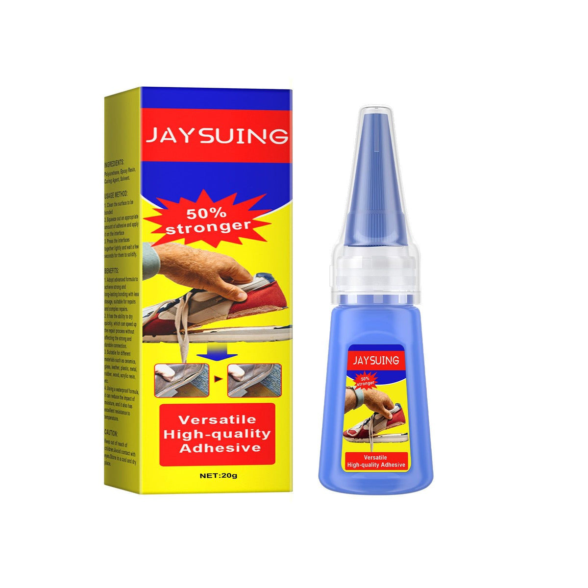 401 Glue, Multifunctional Waterproof Adhesive for Leather, Glass, Tile, and Household Repairs ,20g