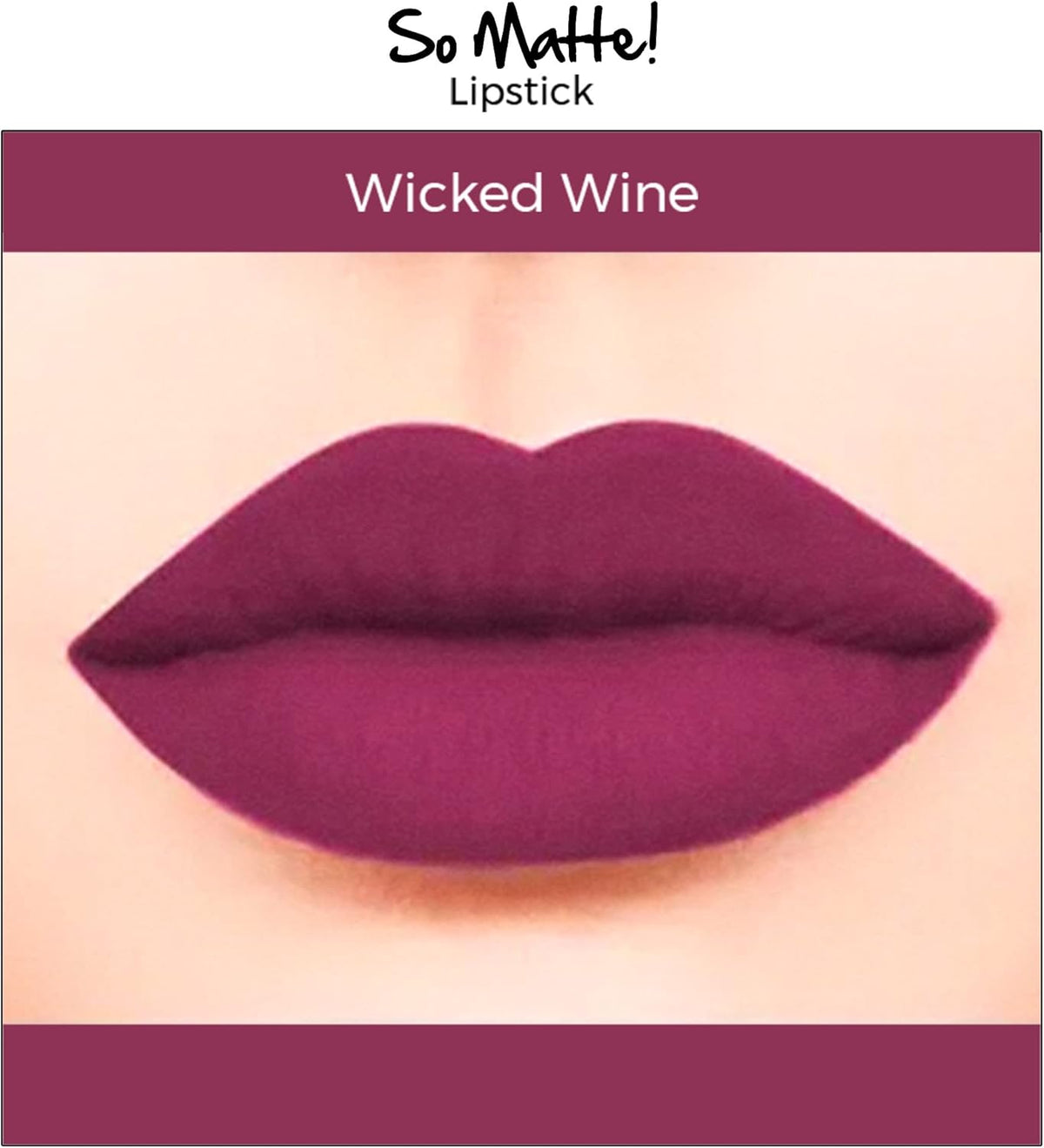 Nykaa So Matte! Lipstick Wicked Wine 07