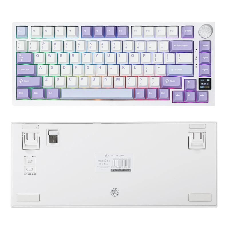 Ajazz AK820 Pro RGB Gaming Keyboard Gift Axis Black