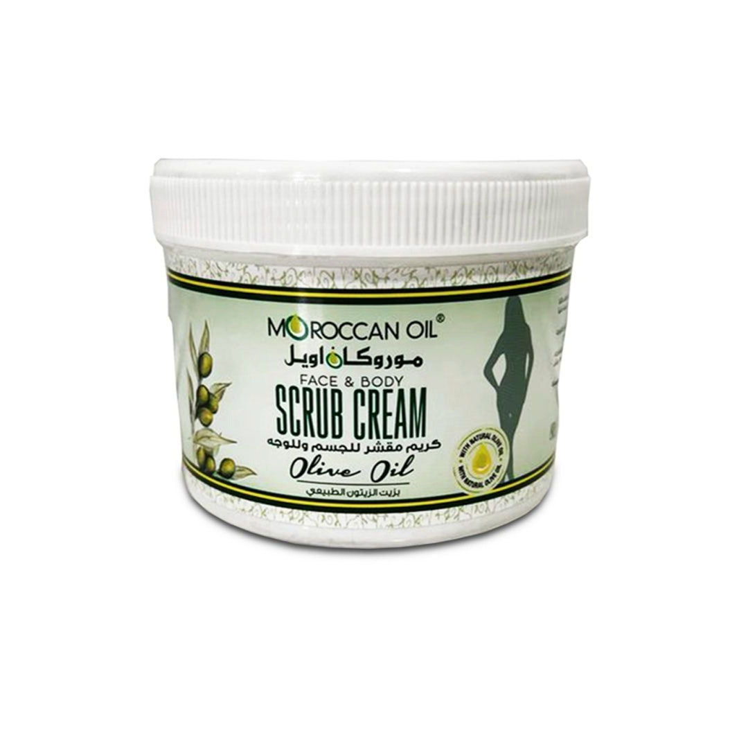 MOROCCAN Oil Face & Body Scrub Cream, Olive, 500ml